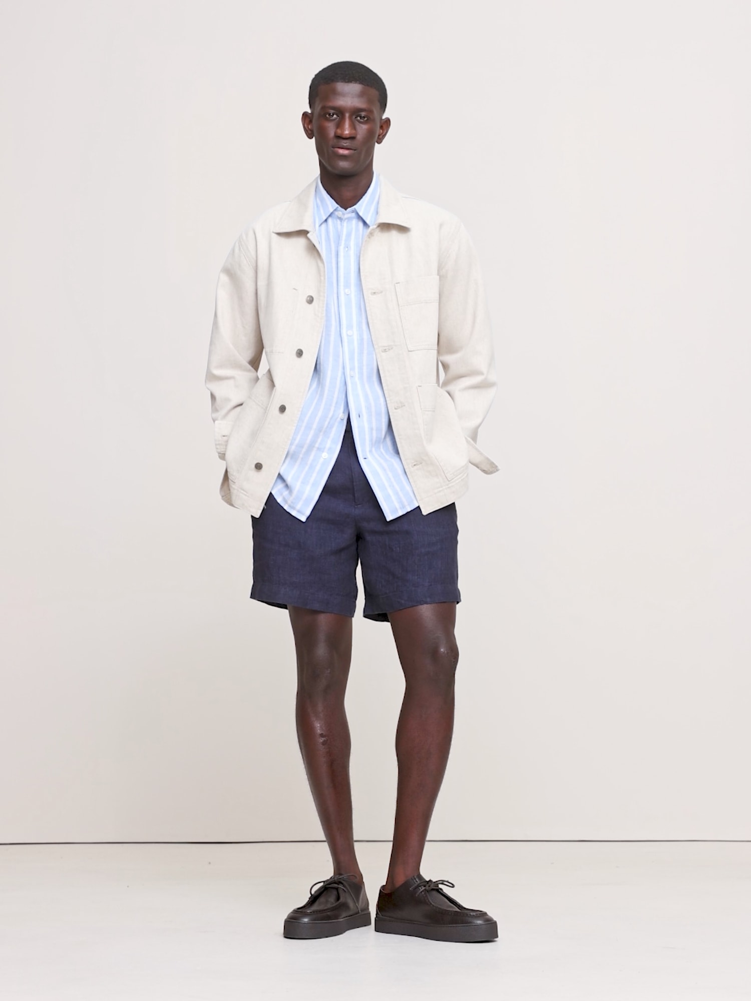 Image number 2 showing, 7" Linen Short