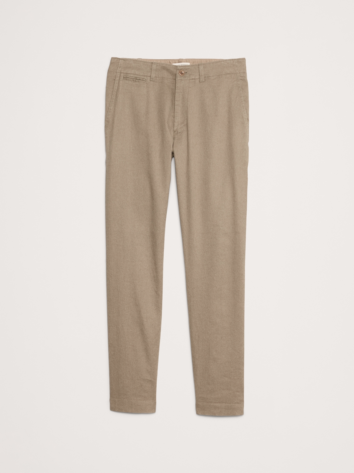 Athletic Slim Linen-Cotton Chino