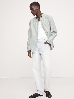 Standard-Fit Oxford Shirt | Banana Republic