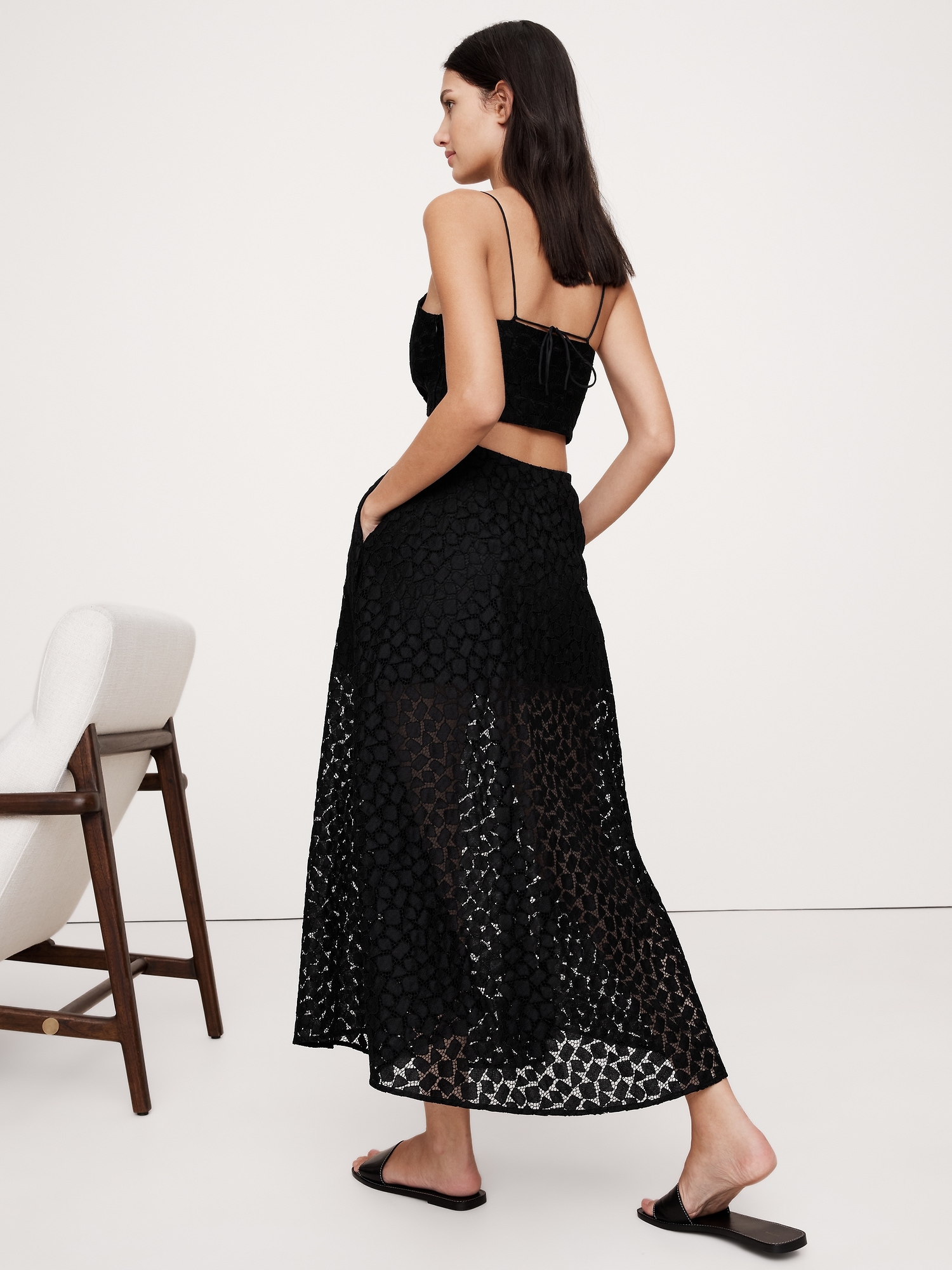 Lace Maxi Skirt