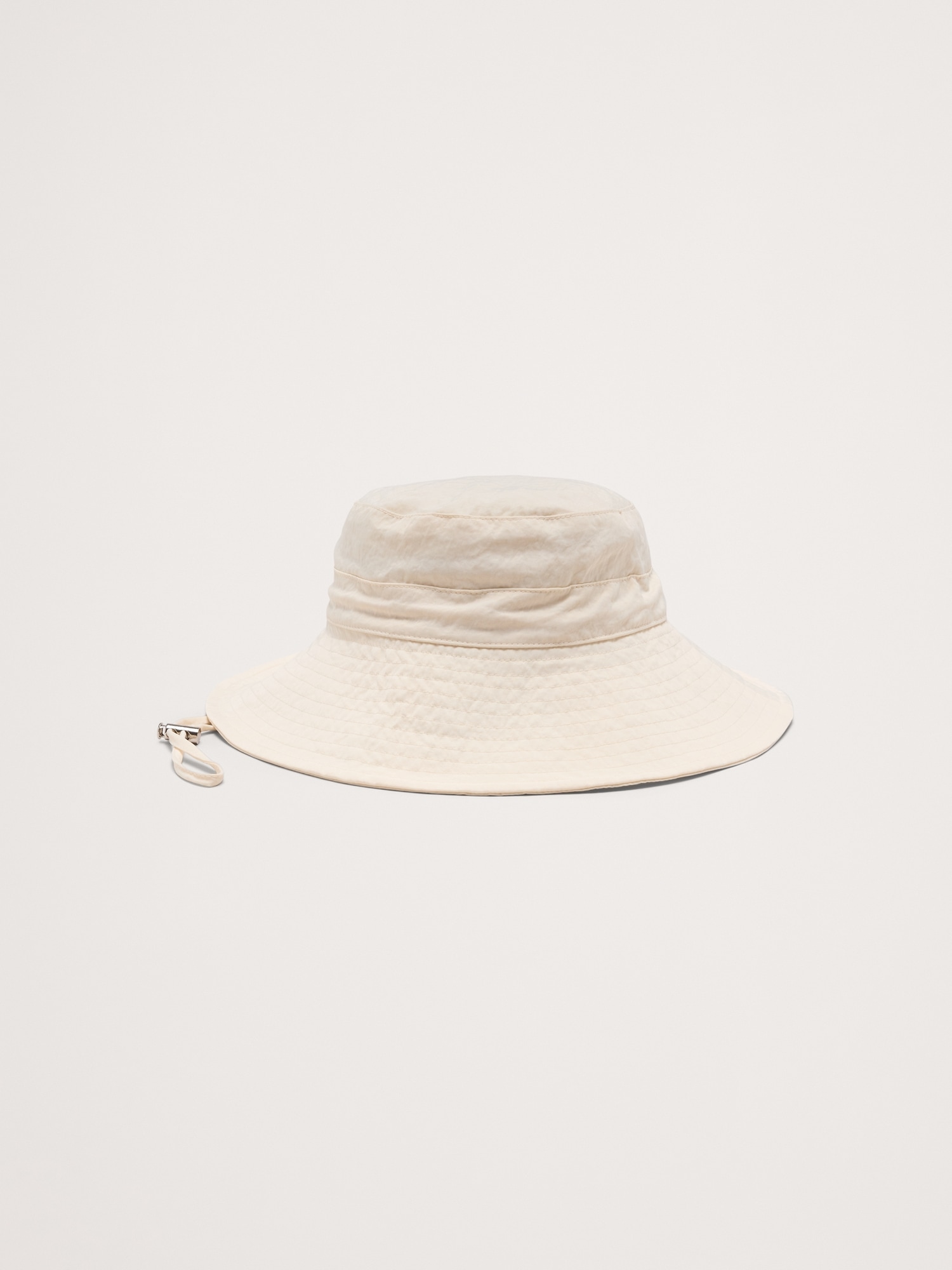 Water-Resistant Coat with Bucket Hat