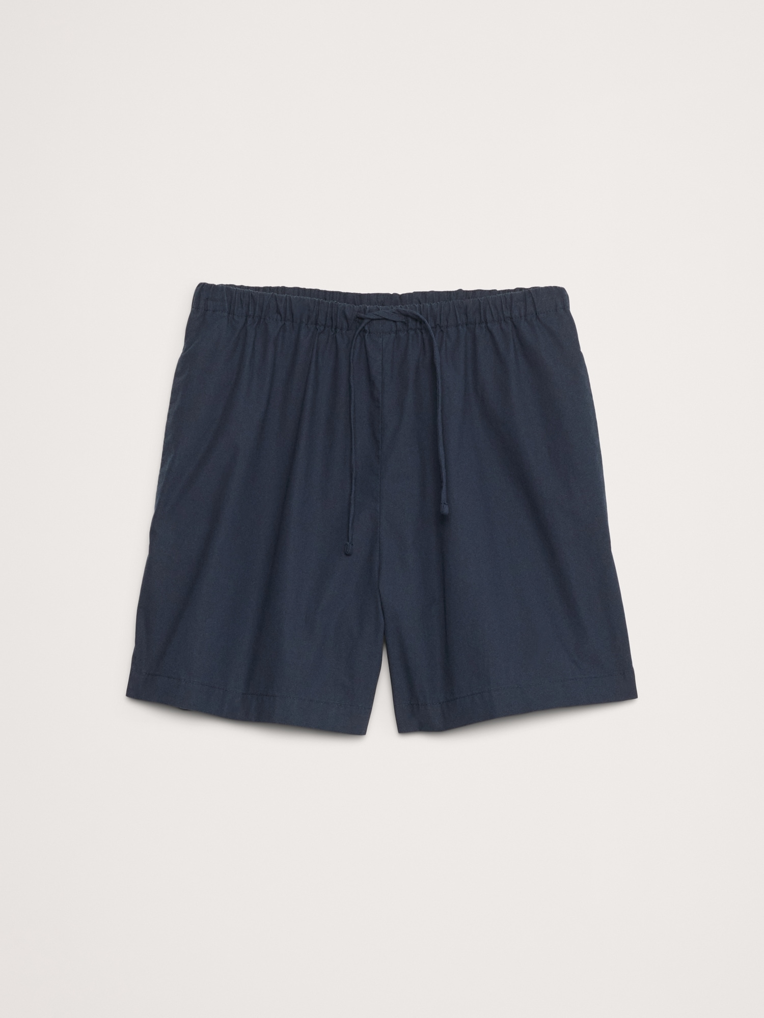 Poplin Pull-On Drawstring Short