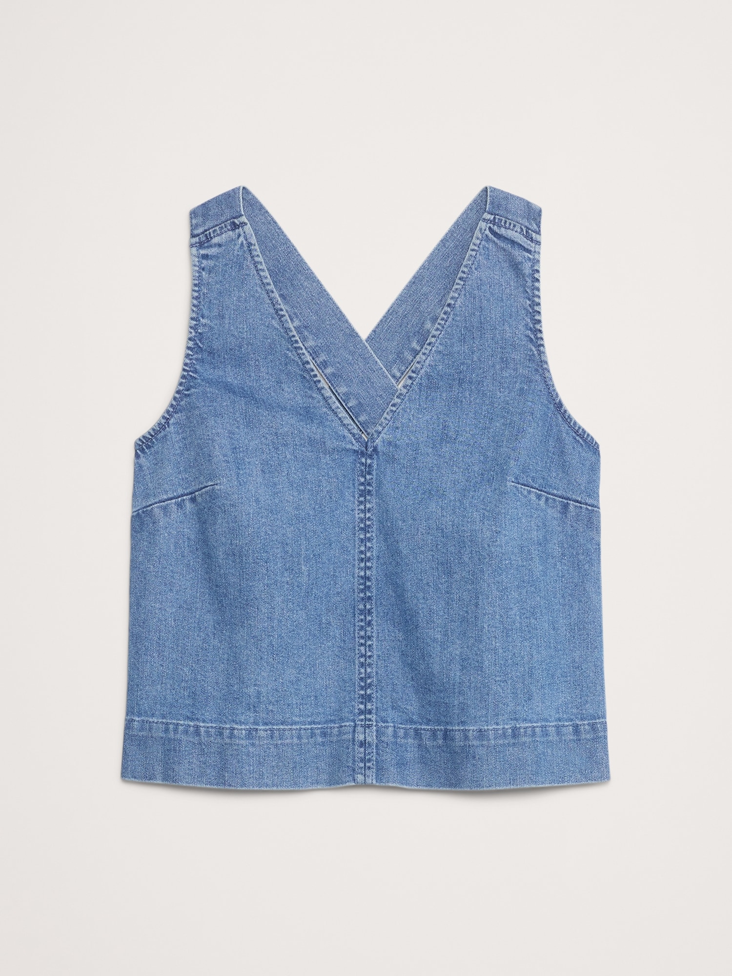 Denim Cross-Back Tank