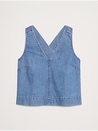 Denim Cross-Back Tank