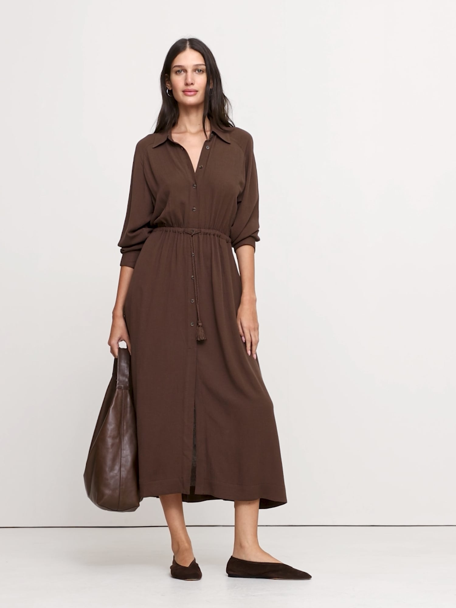Image number 2 showing, Gauze Shirt Dress