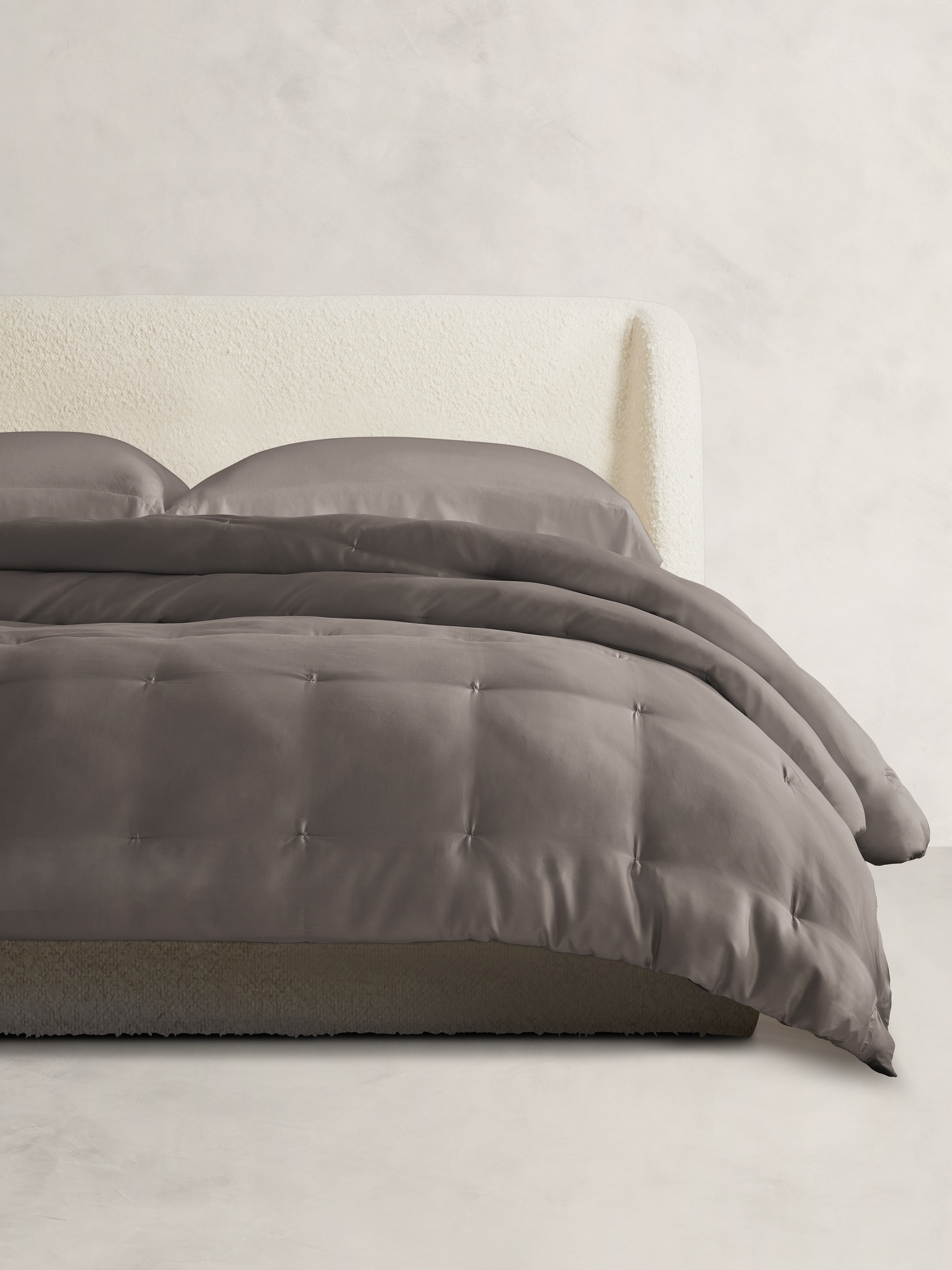 Lofty Silk Quilt - Truffle