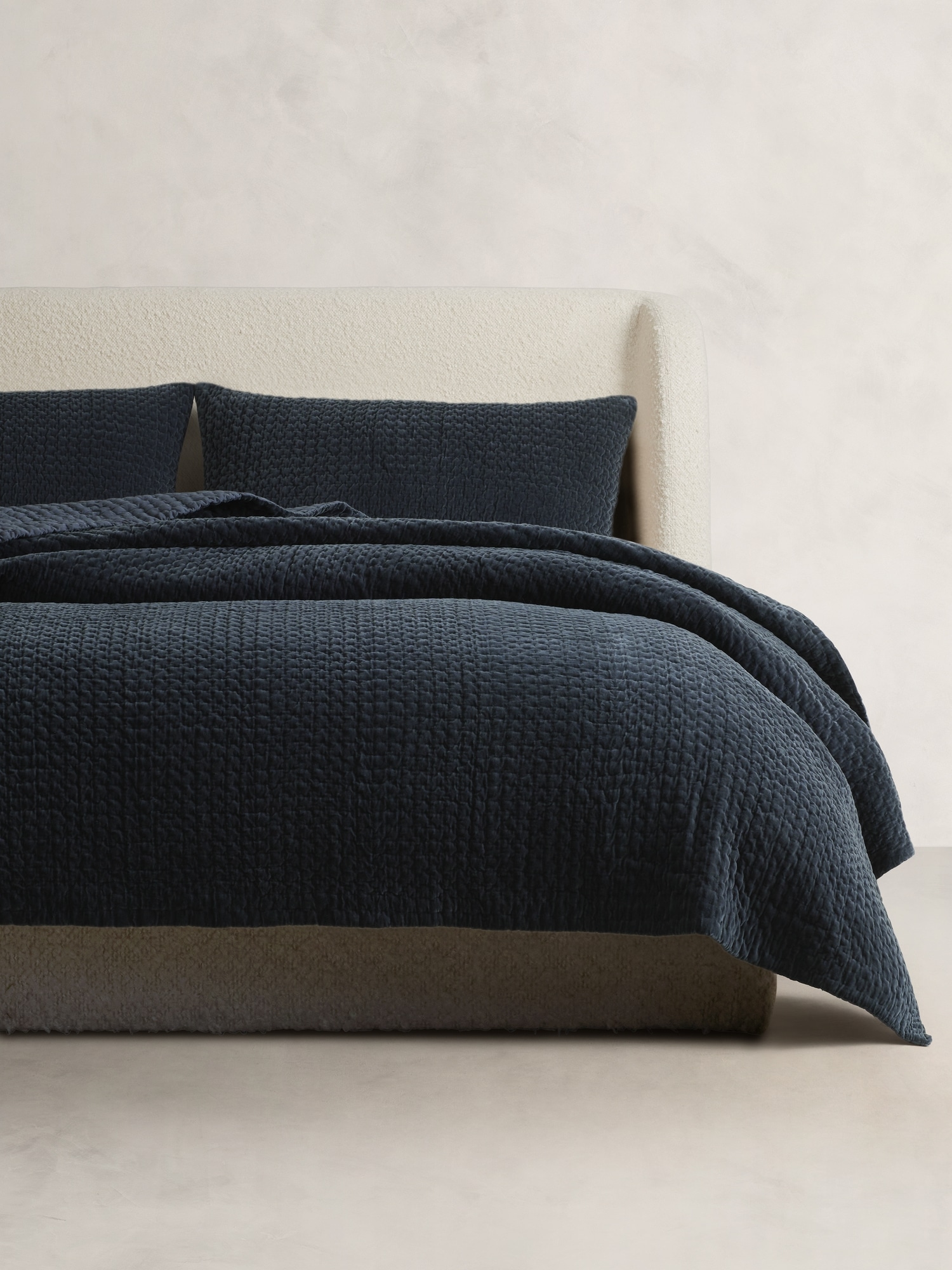 Hand-Stitched Velvet Quilt