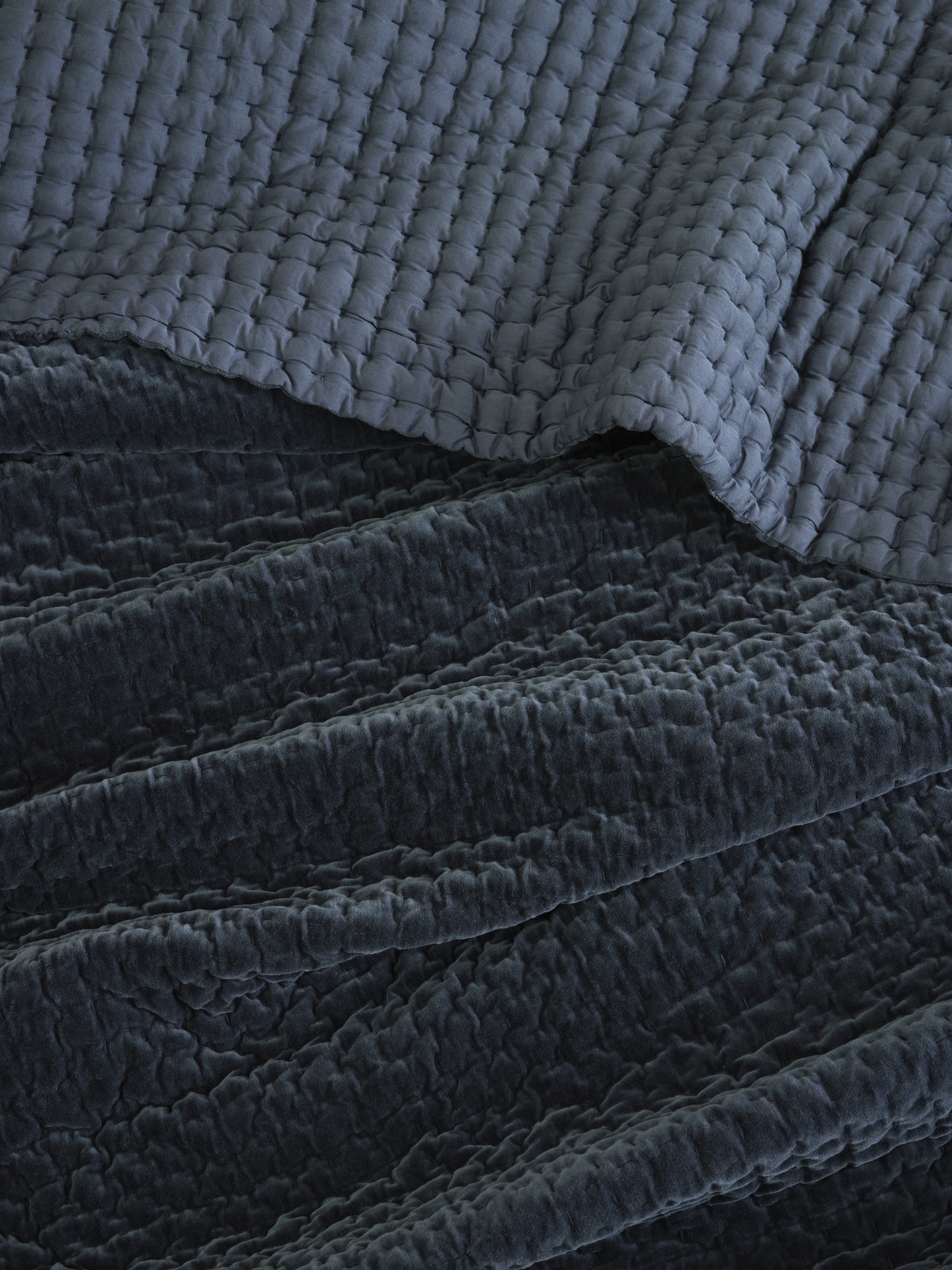 Hand-Stitched Velvet Quilt