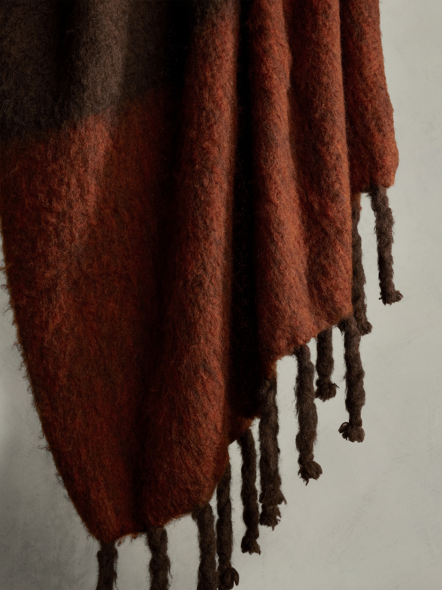 Brushed Wool Throw