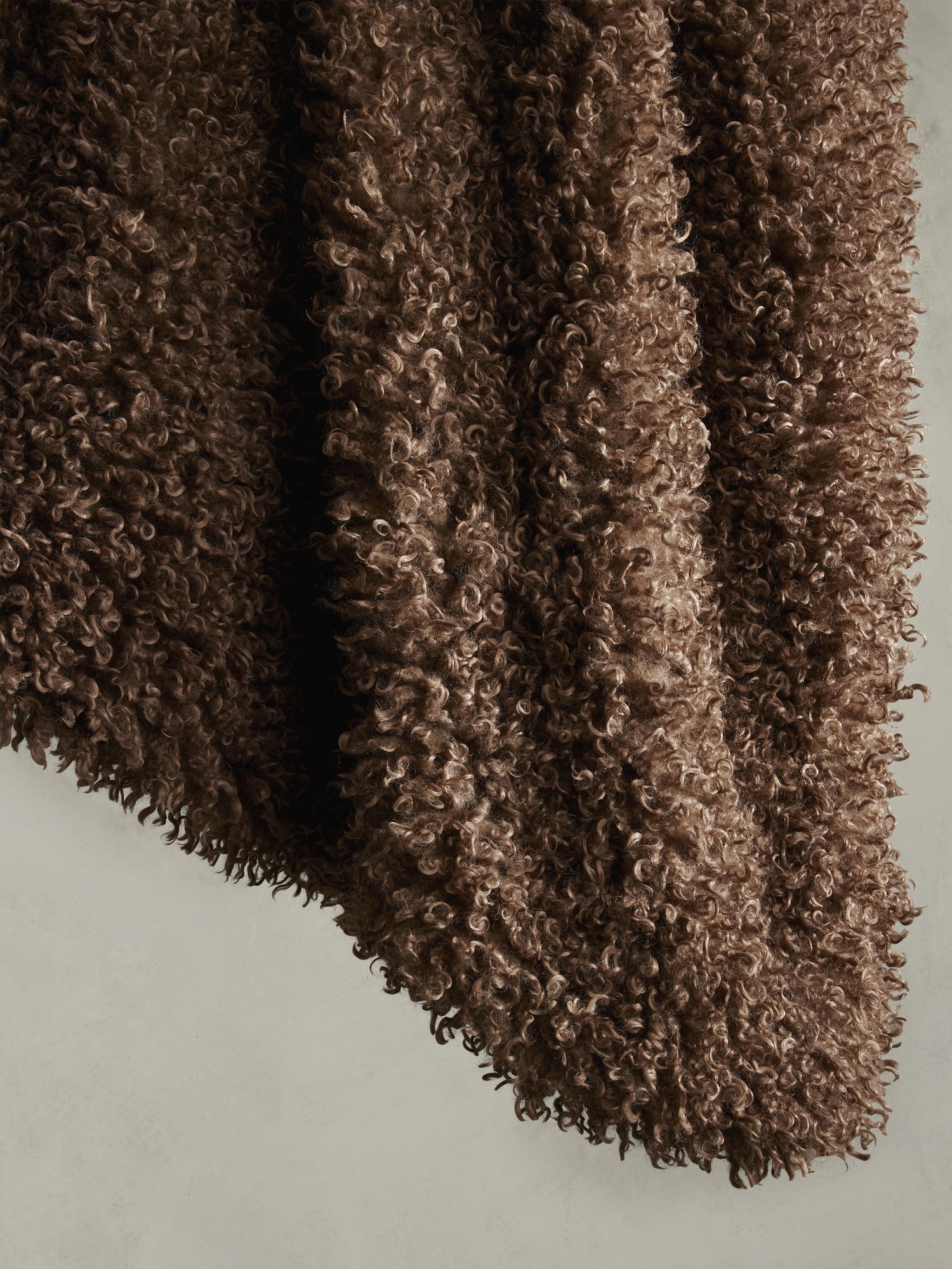 Shag Faux Fur Throw