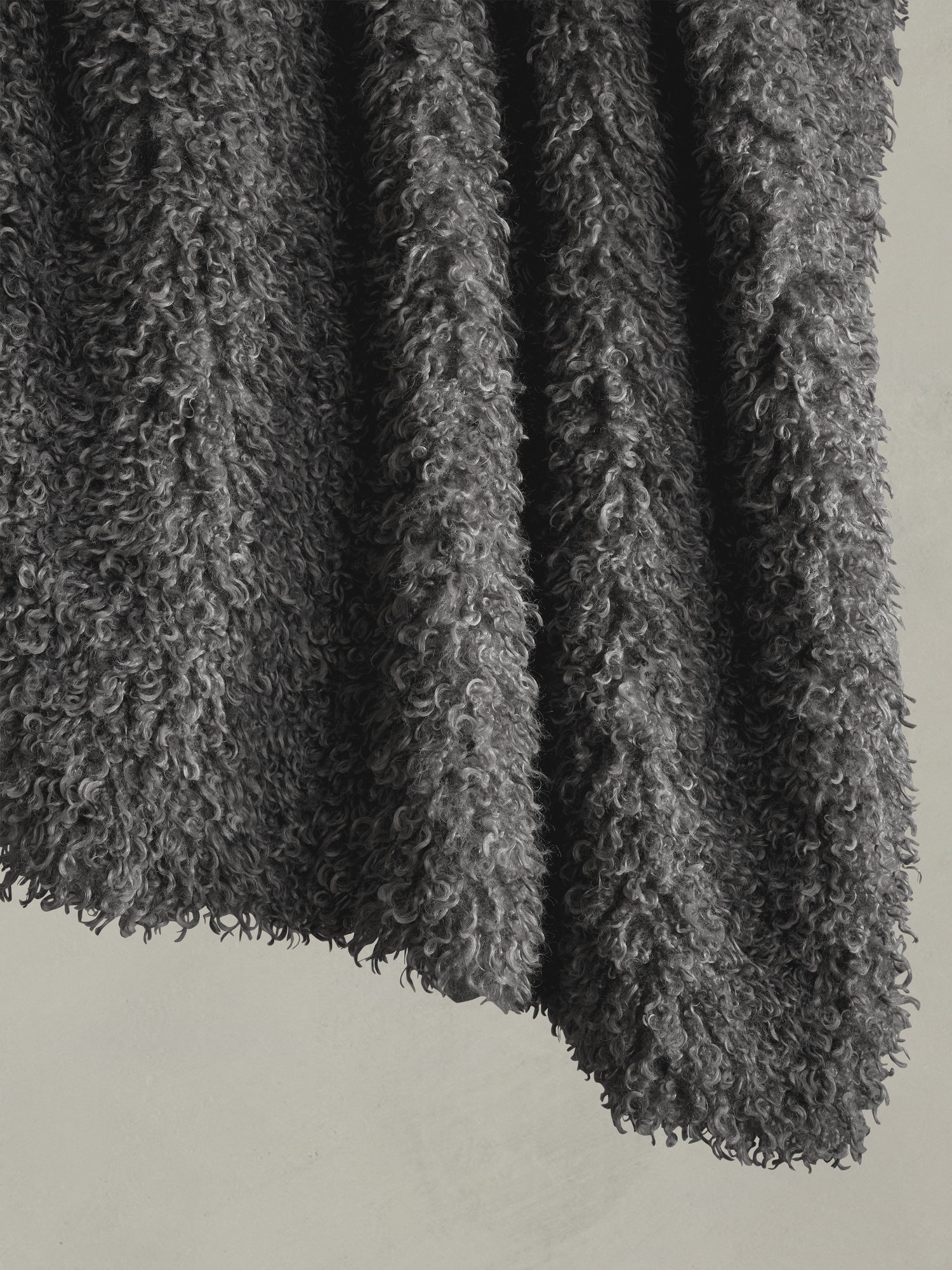 Shag Faux Fur Throw