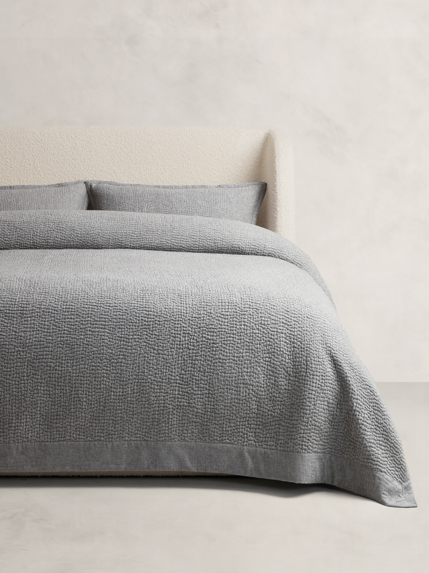 Hand-Stitched Cotton-Cashmere Quilt