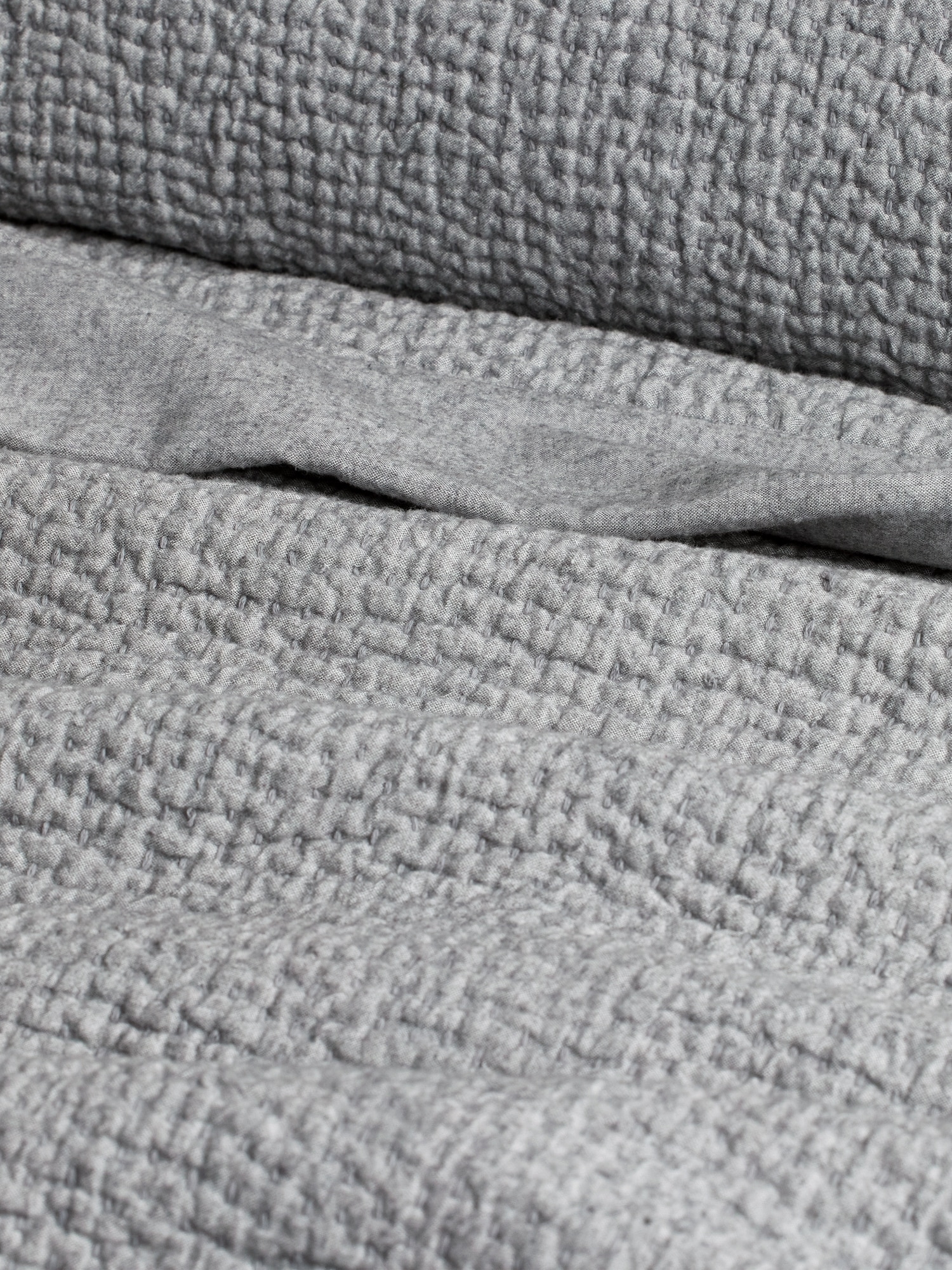 Hand-Stitched Cotton-Cashmere Quilt