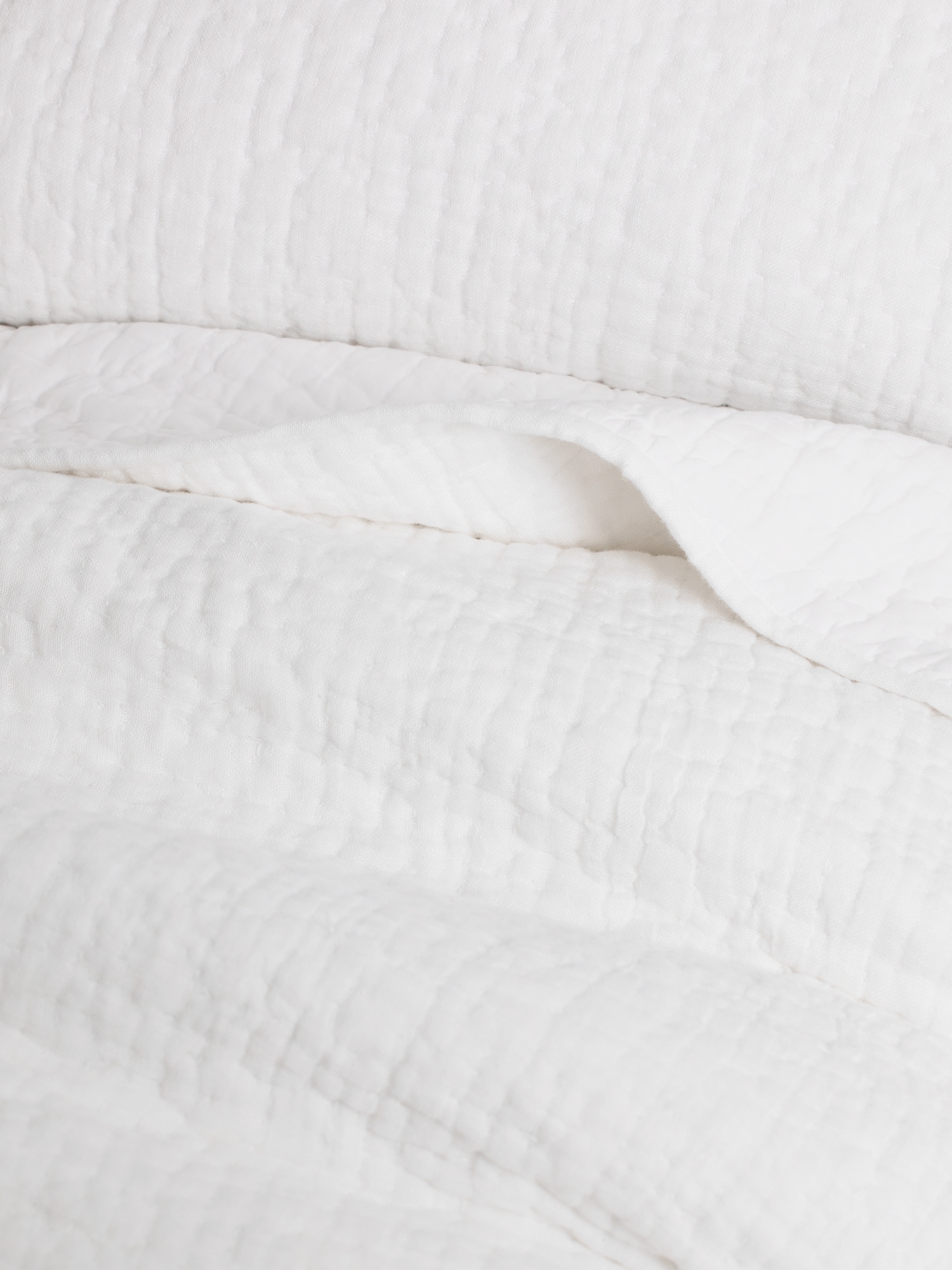 Hand-Stitched Linen Quilt
