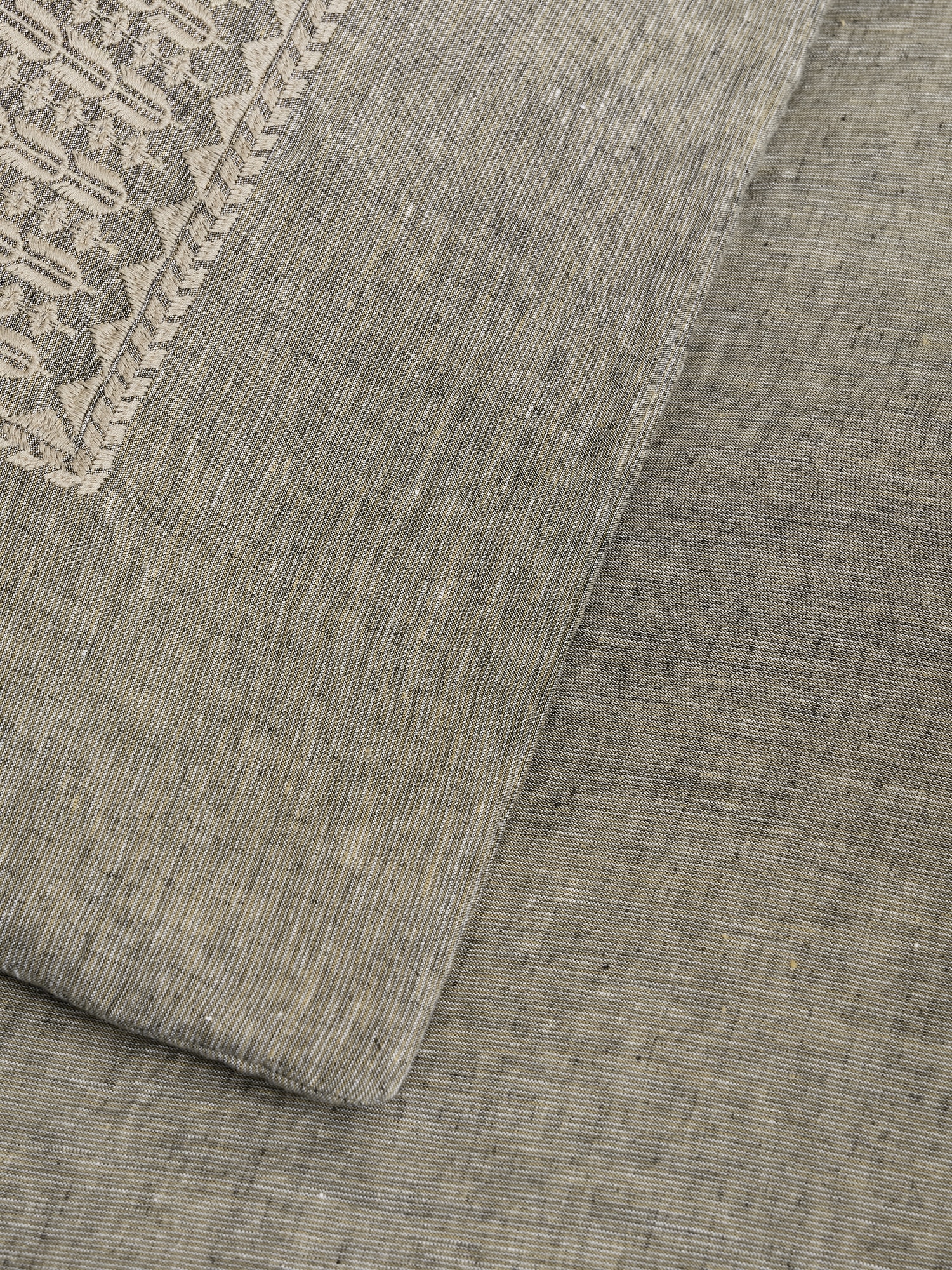 Heirloom Embroidered Linen Duvet Cover