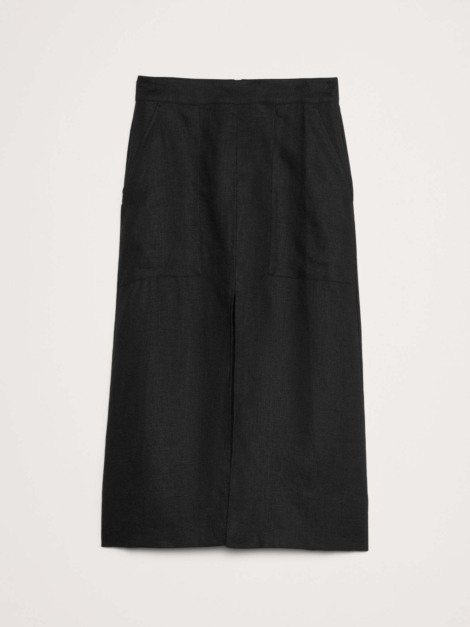 Linen Midi Skirt