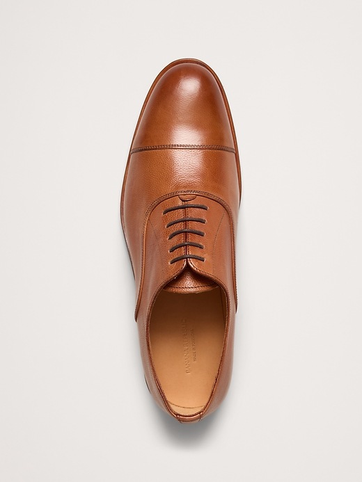 Mesi Leather Cap-Toe Oxford Banana Republic