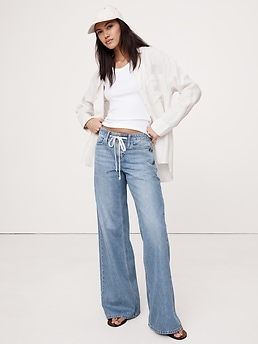 cafune】draw string loose denim | selectshop ku