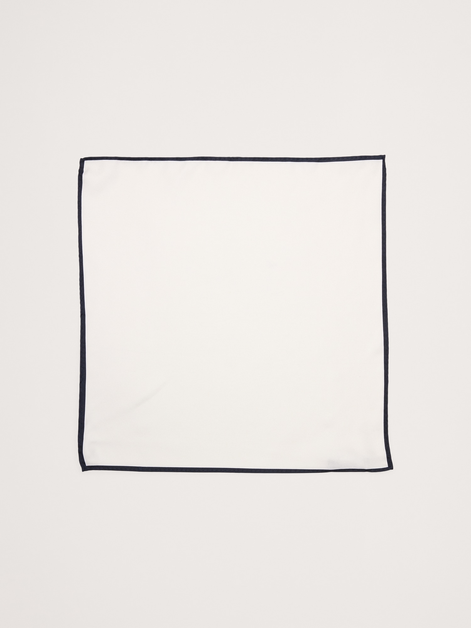 Мужской нагрудный платок Banana Republic Kia Silk Pocket Square, цвет: Белый