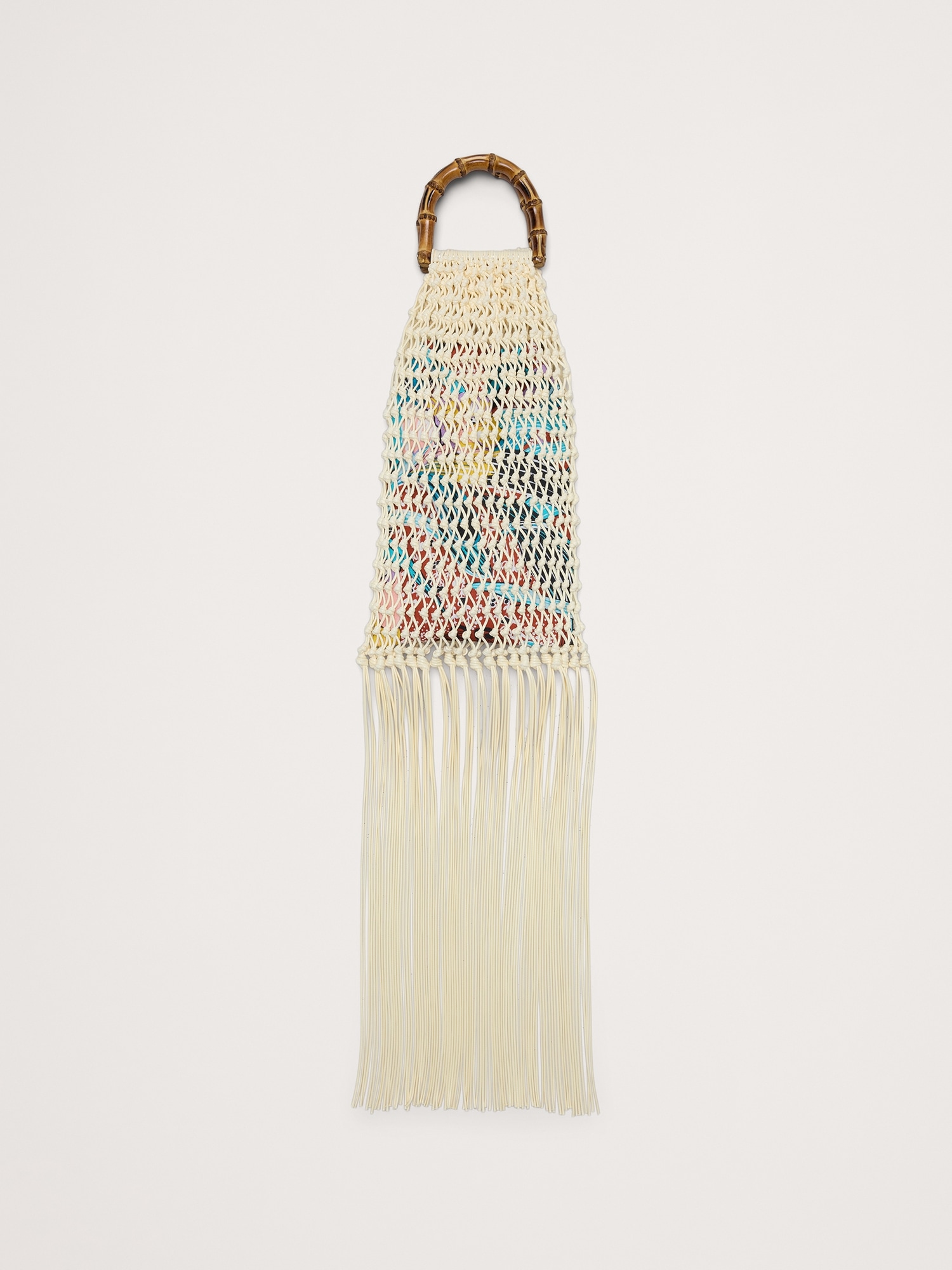 The White Lotus Waxed Cord Macramé Bag