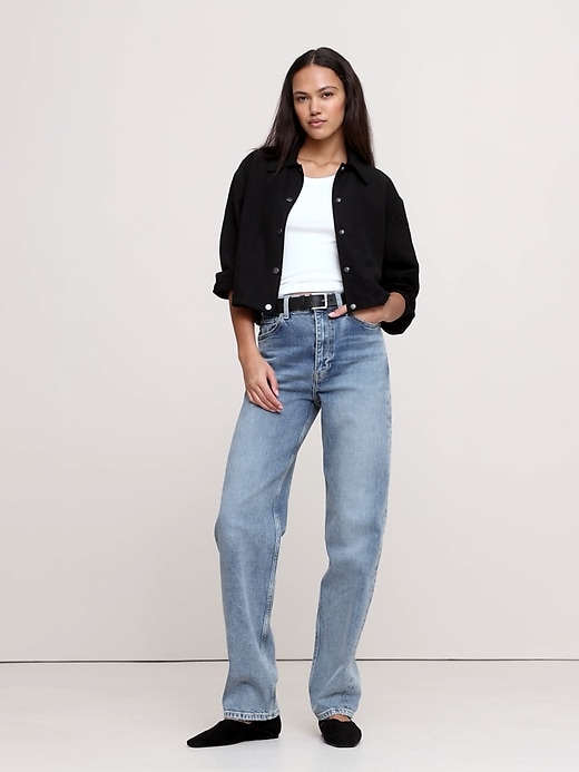 High-Rise 90s Straight Jean | Banana Republic