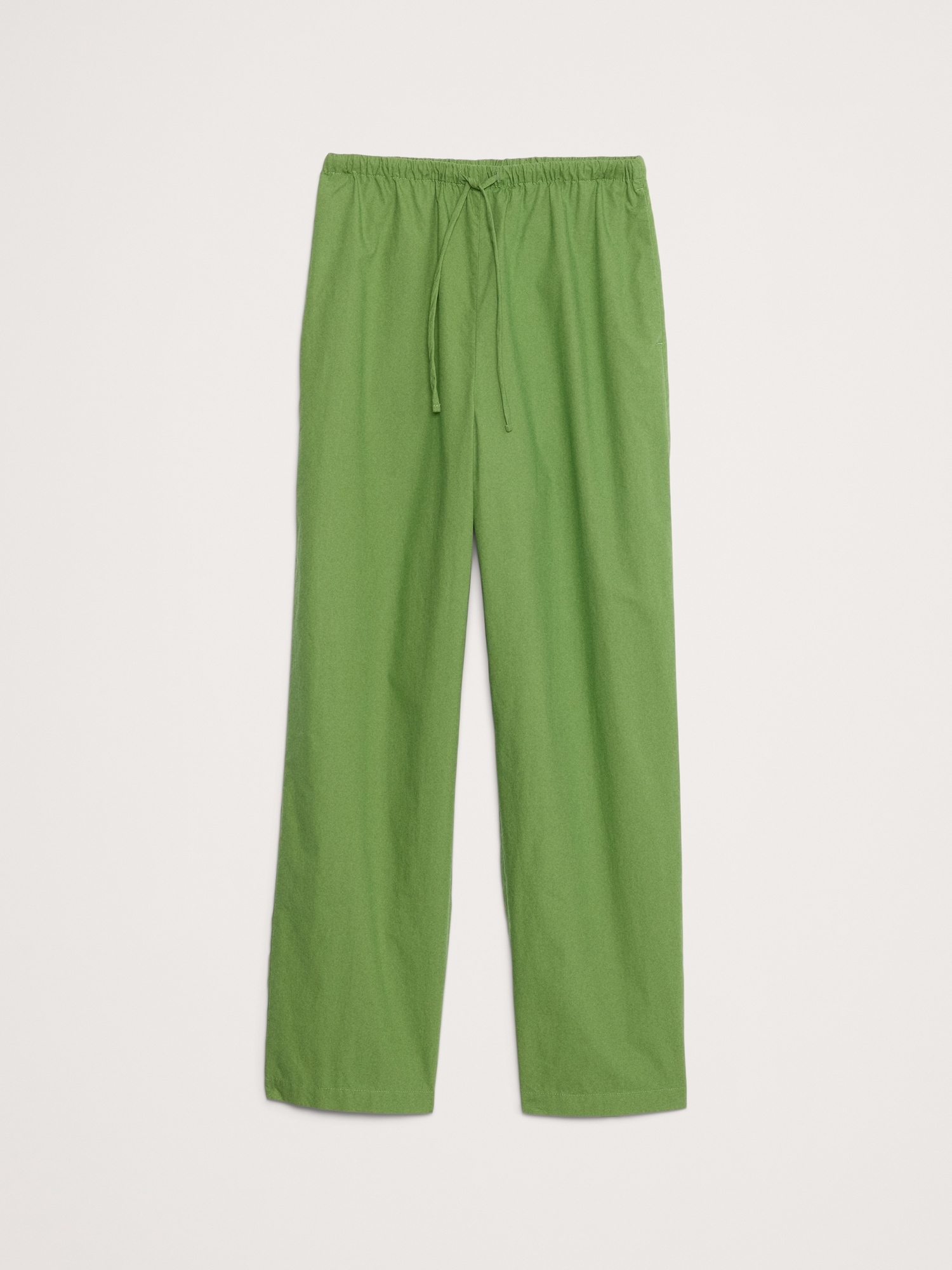 Cotton Poplin Pull-On Pant