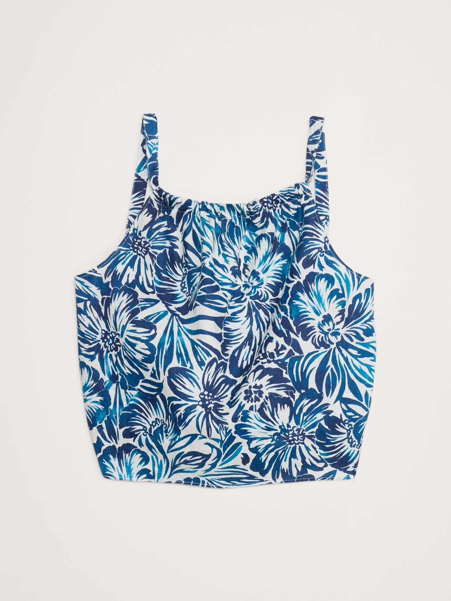 Linen Open-Back Tank