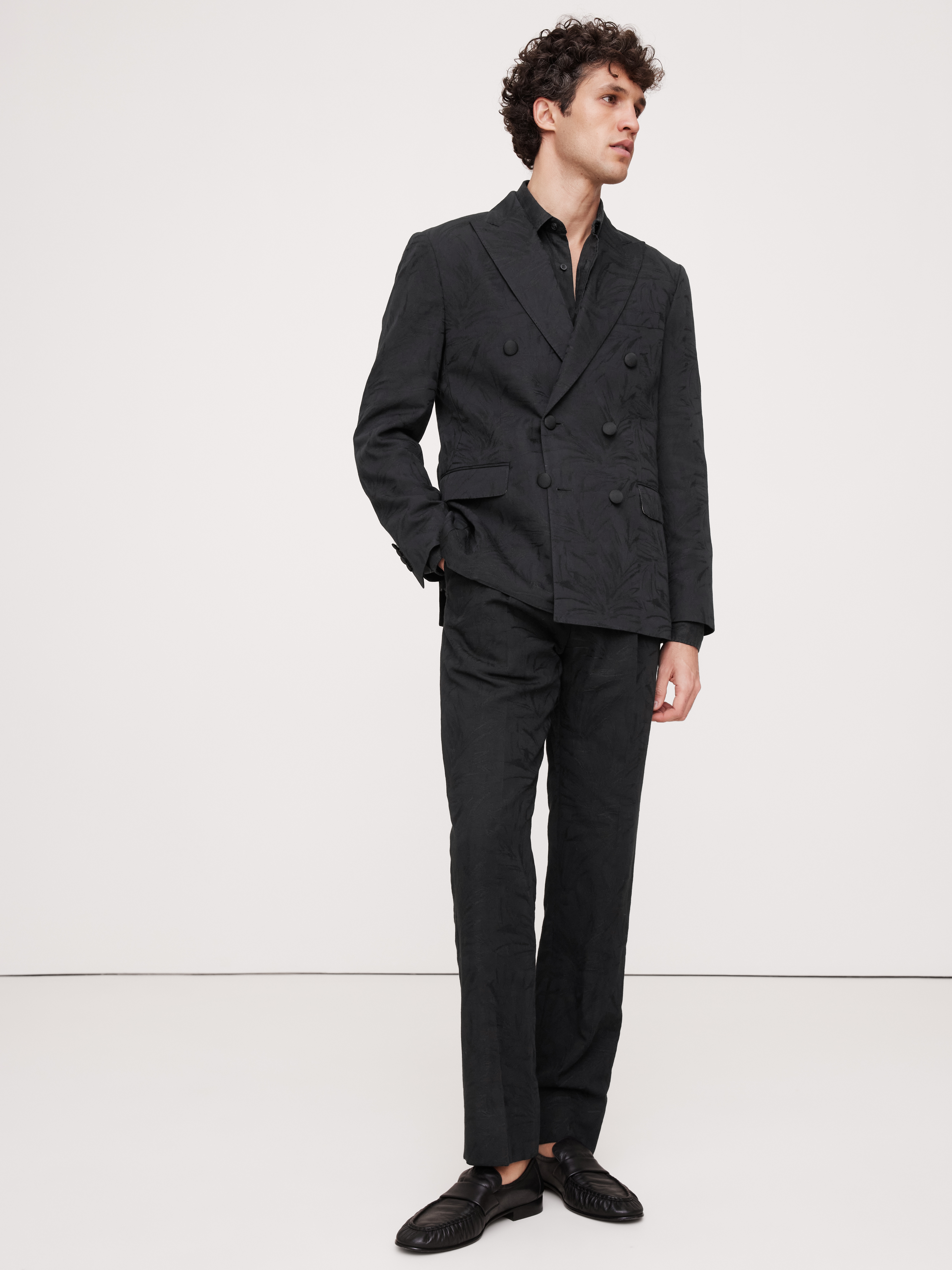 bal バル JACQUARD PB Labyrinth jacquard T-shirt black black - Men | BALMAIN