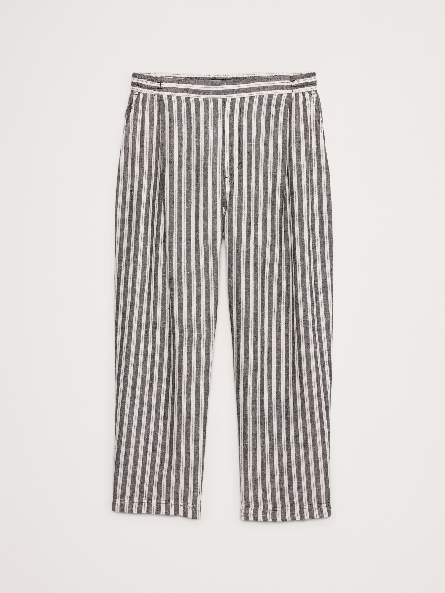 The White Lotus Pleated Linen Pull-On Pant