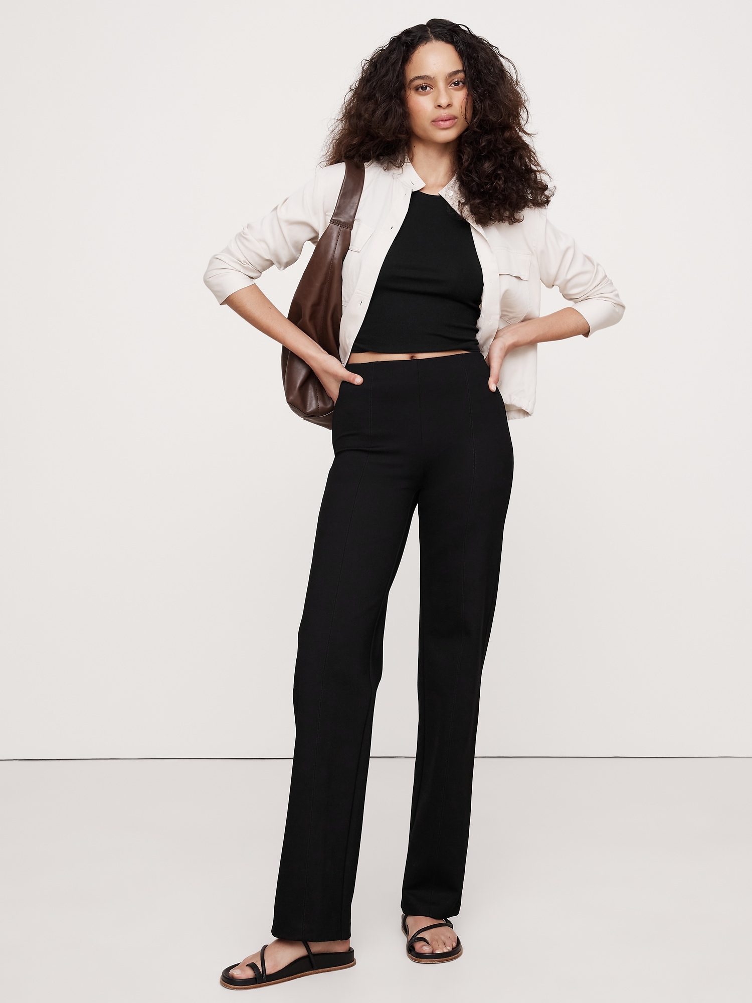 High-Rise Straight Everywhere Ponte Pant