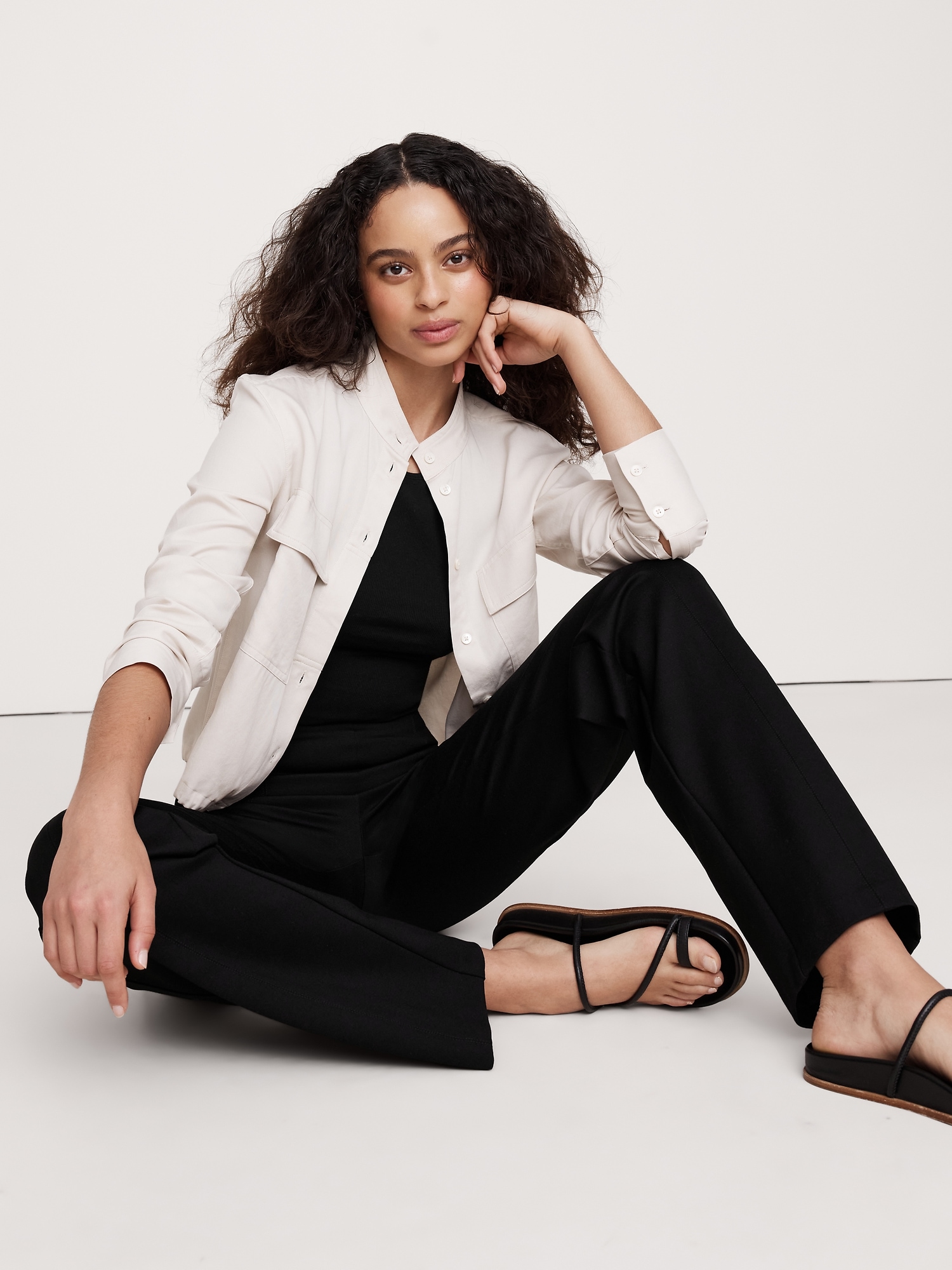 Straight Everywhere Ponte Ankle Pant