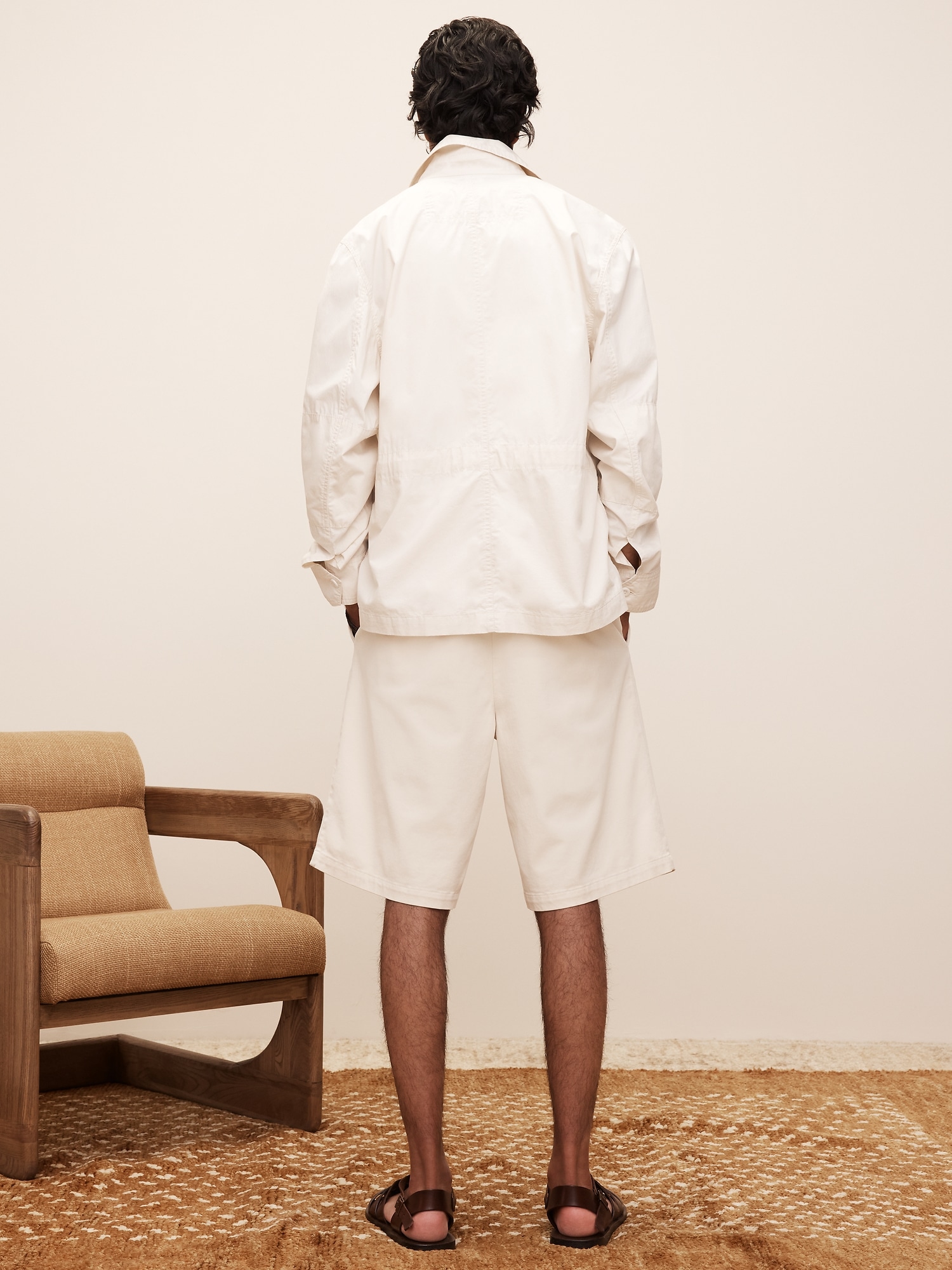 The White Lotus Poplin Field Jacket