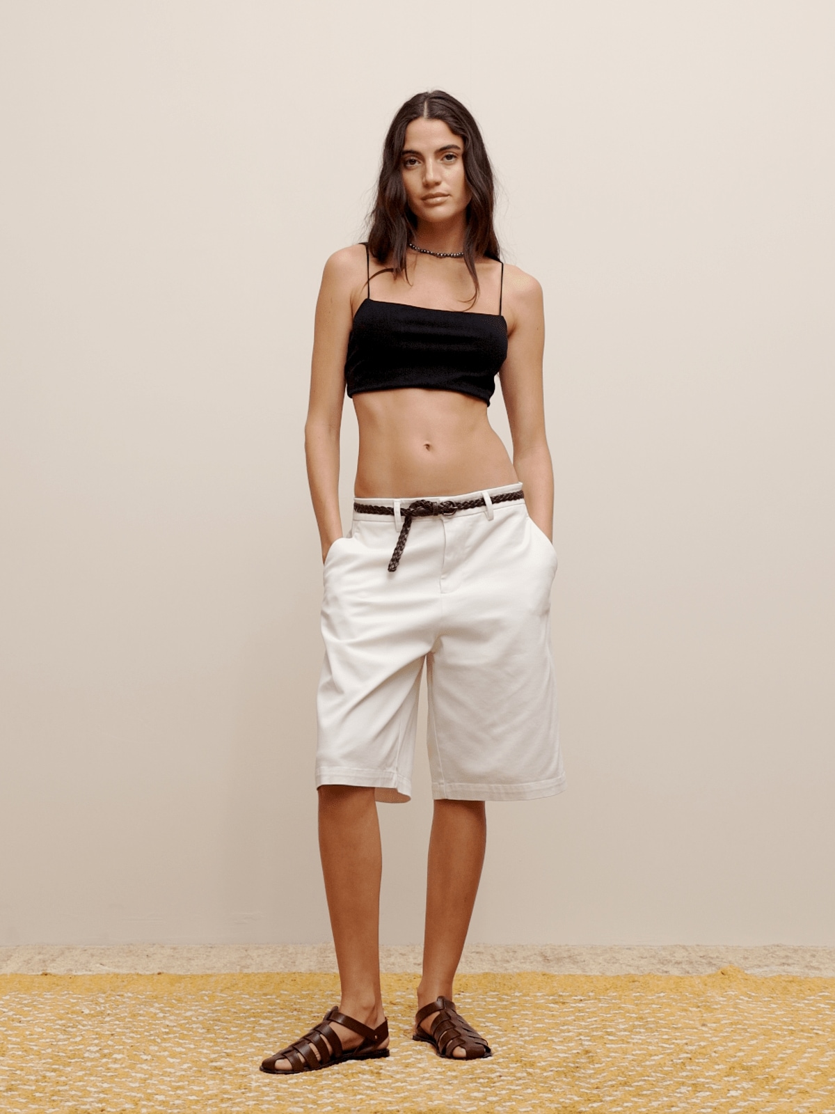 Image number 2 showing, The White Lotus Relaxed Stretch-Chino Bermuda Short