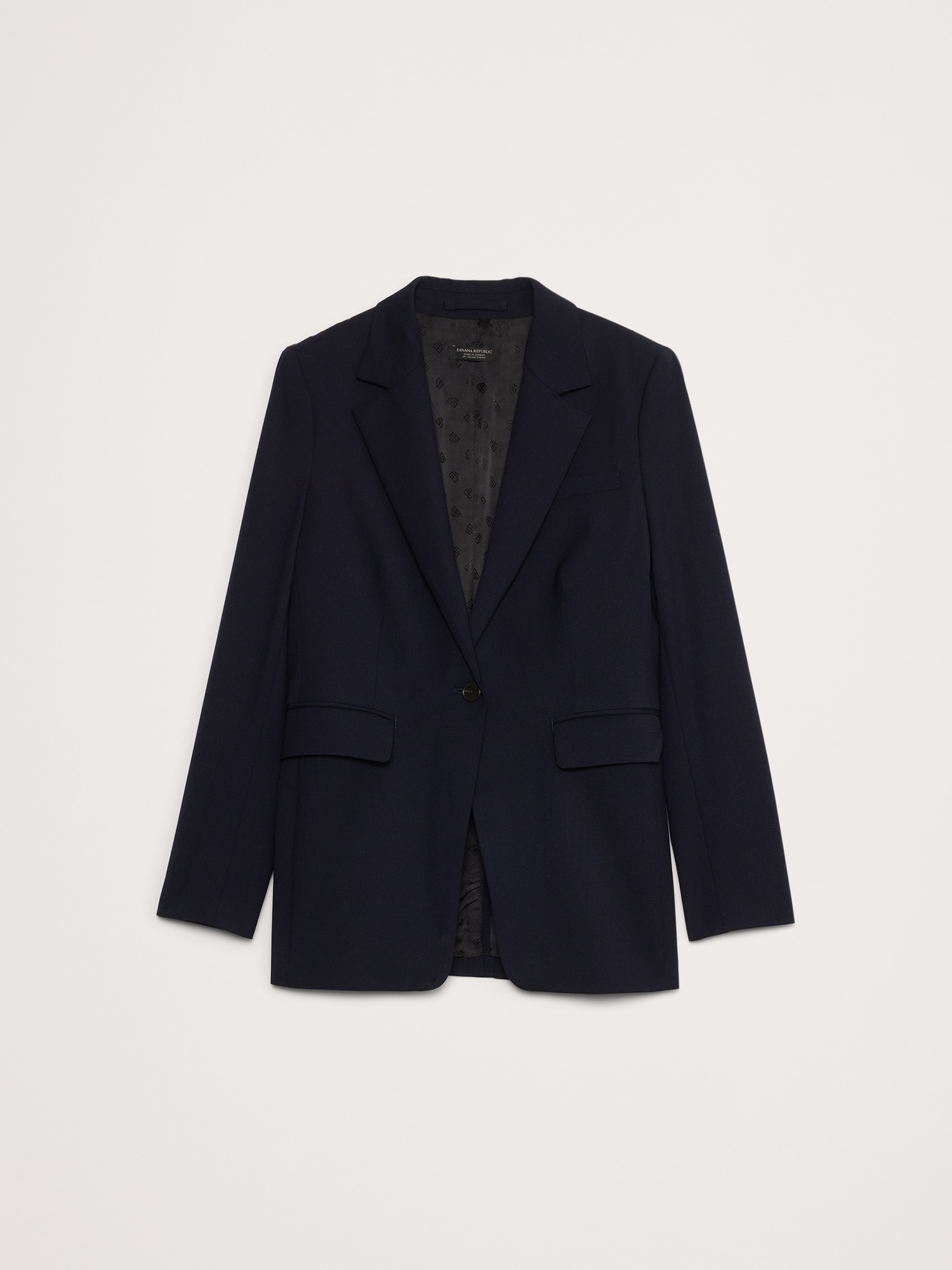 Slim Italian Wool Blazer