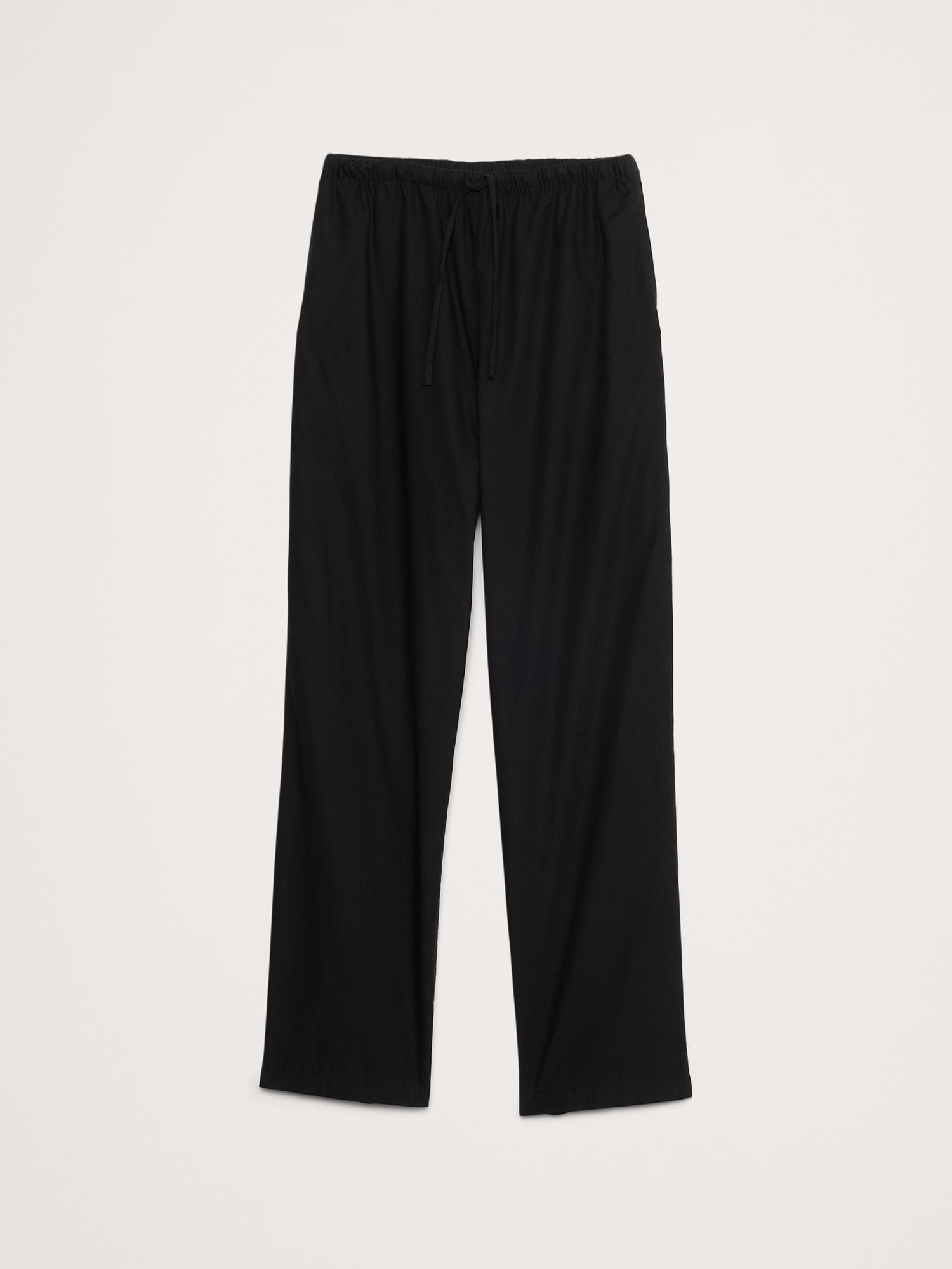 Cotton Poplin Pull-On Pant