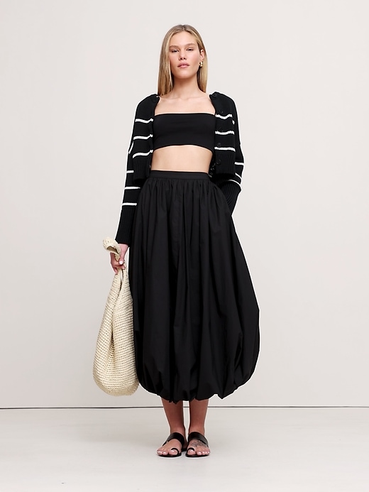 【laubeblanc】waist drape balloon skirt S Waist Drape Balloon skirt – L'AUBE BLANC