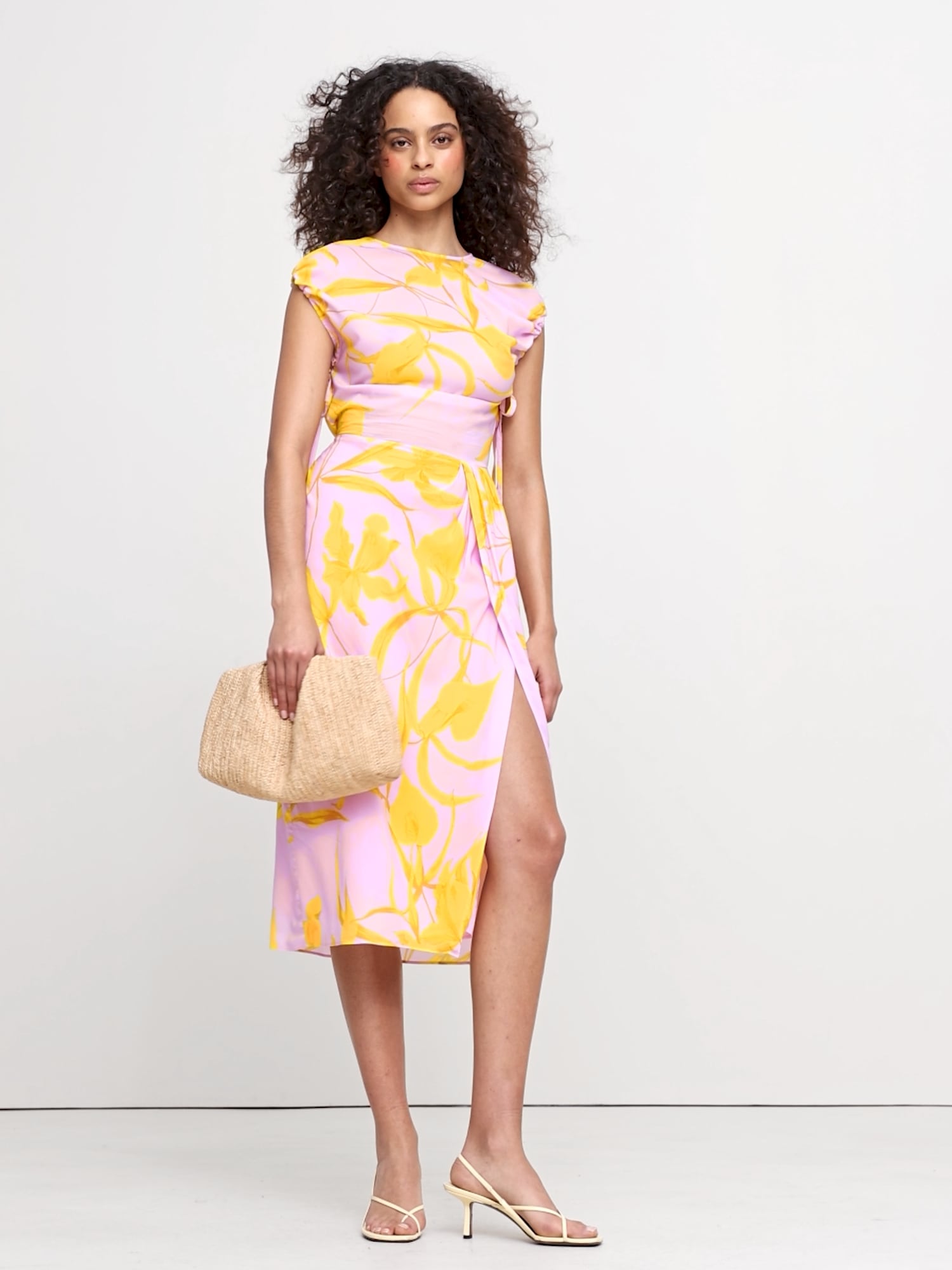 Image number 2 showing, Stretch-Crepe Open-Back Midi Dress
