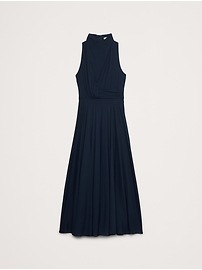 Stretch-Crepe Maxi Dress