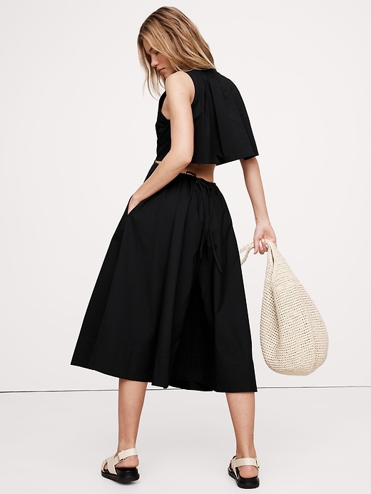 white christmas dresses Ishtar One Shoulder Cut Out Maxi Dress in Black main image 0
