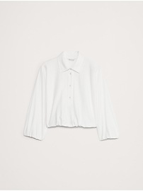 Cotton Cropped Polo