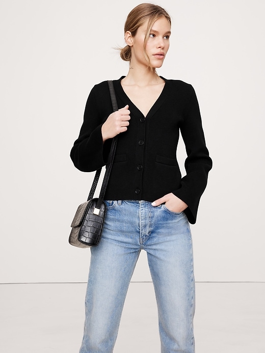 Cotton V-Neck Sweater