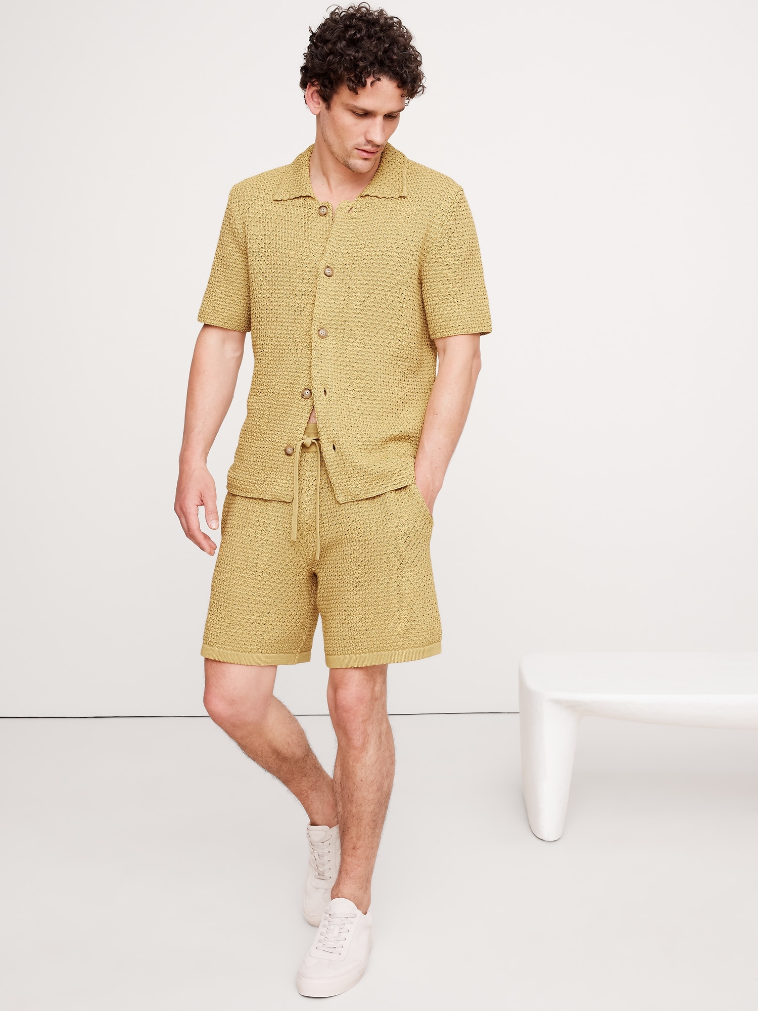 8" Crochet Cotton Pull-On Short