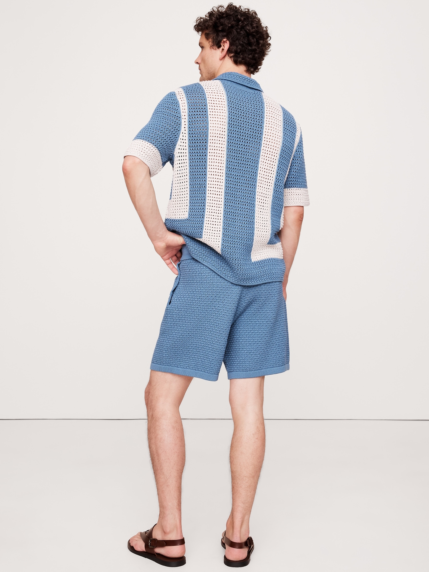 8" Crochet Cotton Pull-On Short
