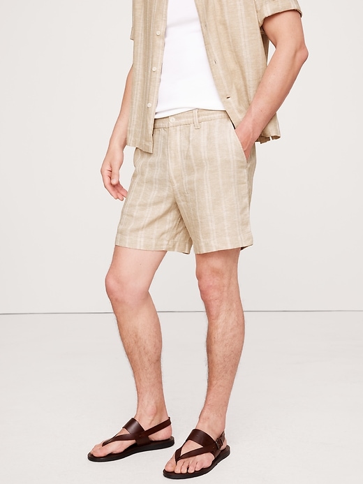 む*つ様 希少 banana republic stripe linen sla む*つ様 希少 banana