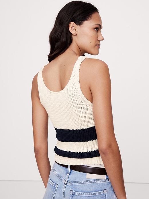 Cotton Sweater Tank