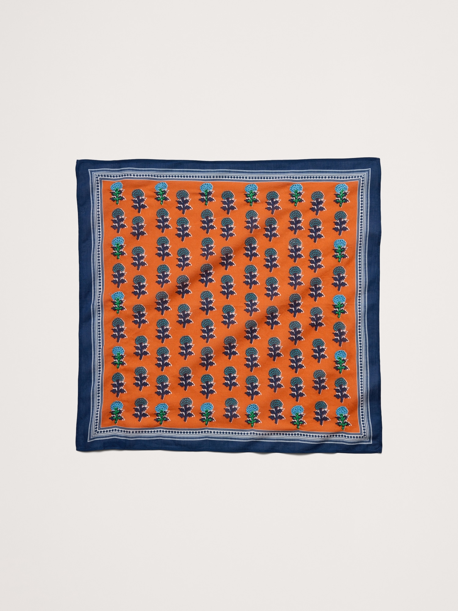 Embroidered Cotton Scarf by Vismaya