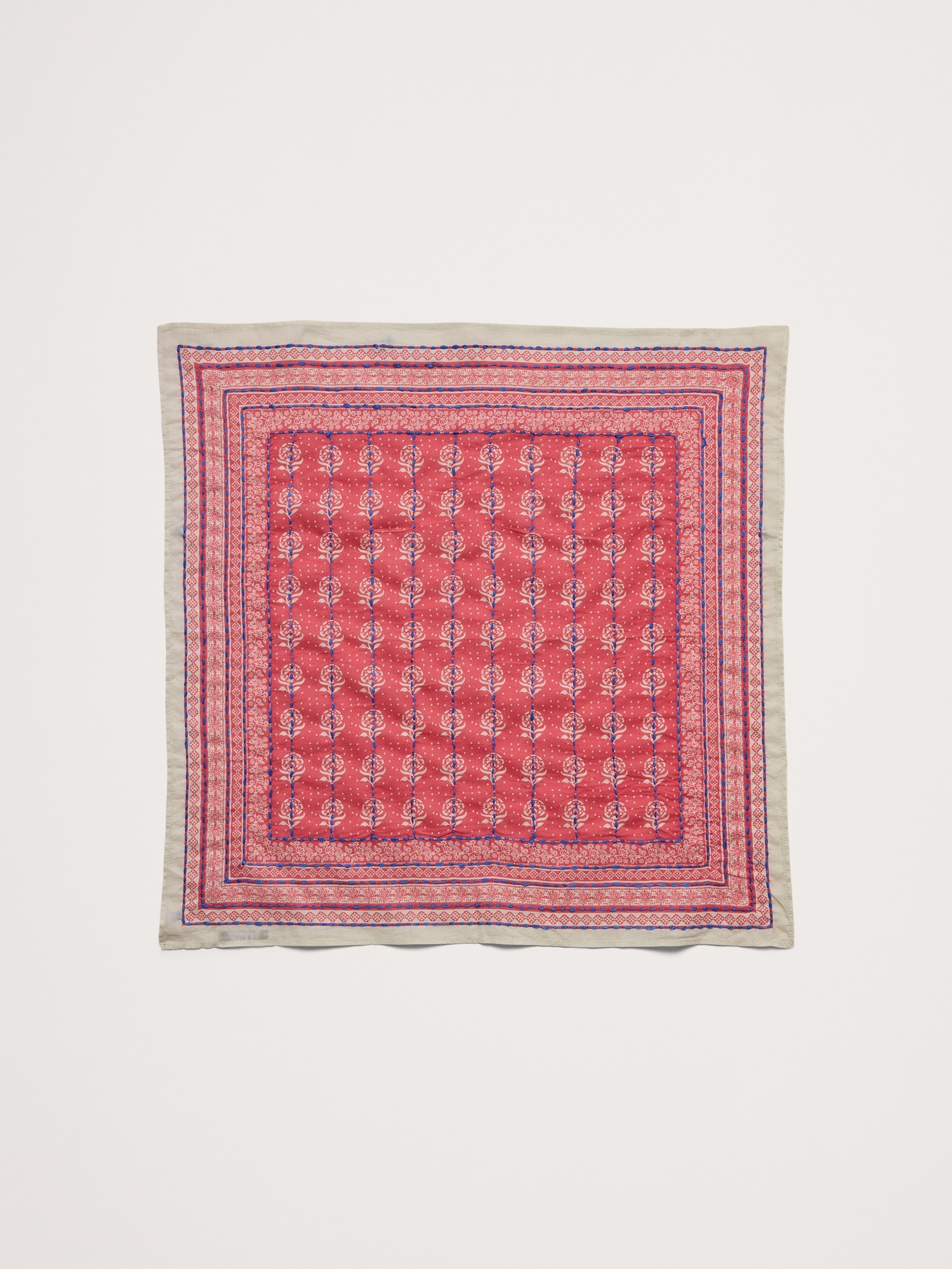 Embroidered Cotton Scarf by Vismaya