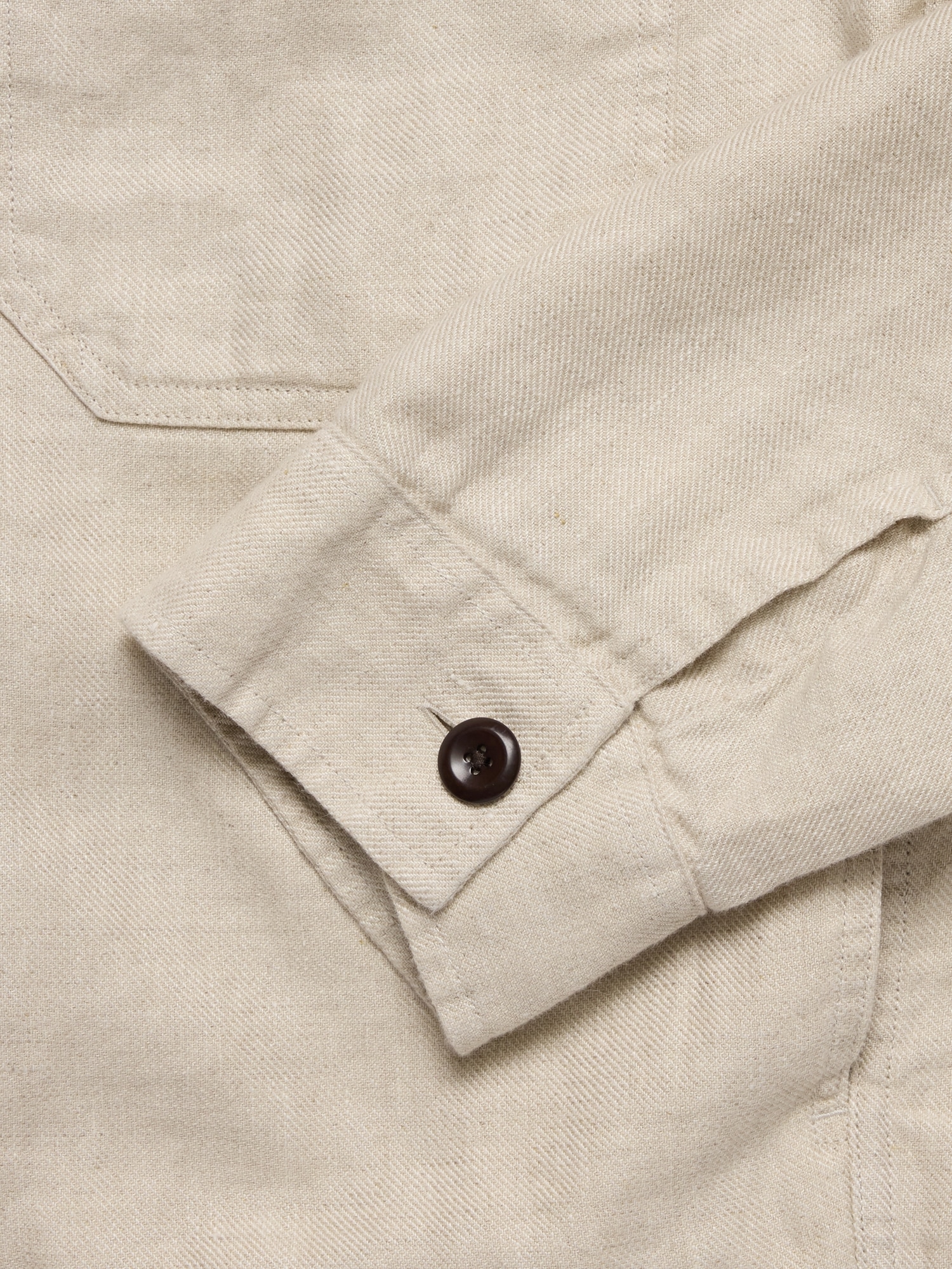 Linen-Cotton Mechanic's Jacket