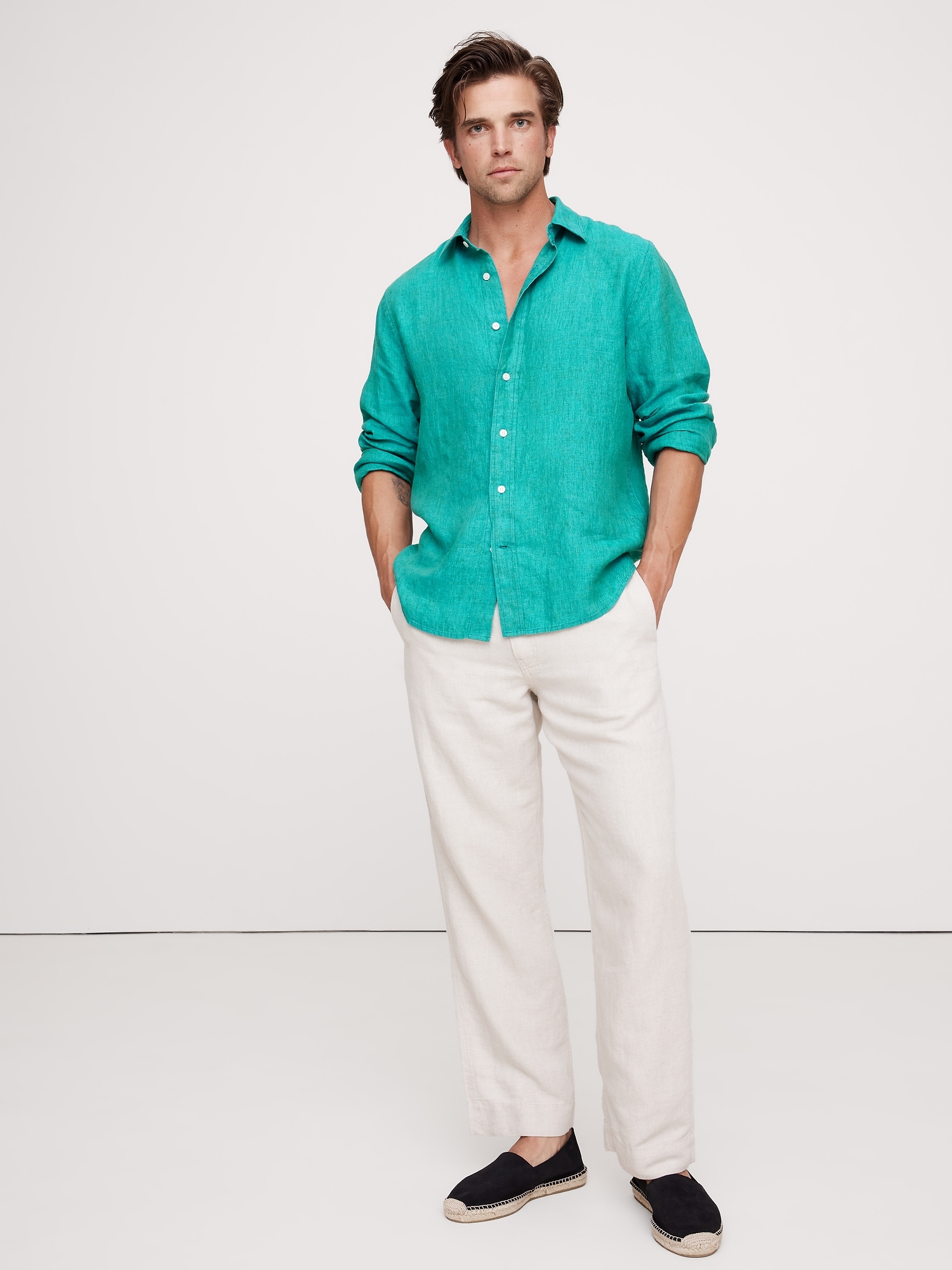 Standard-Fit Linen Shirt