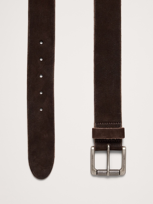 Marin Nubuck Leather Belt